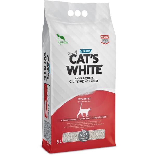 Cat's White Areia Natural 5L