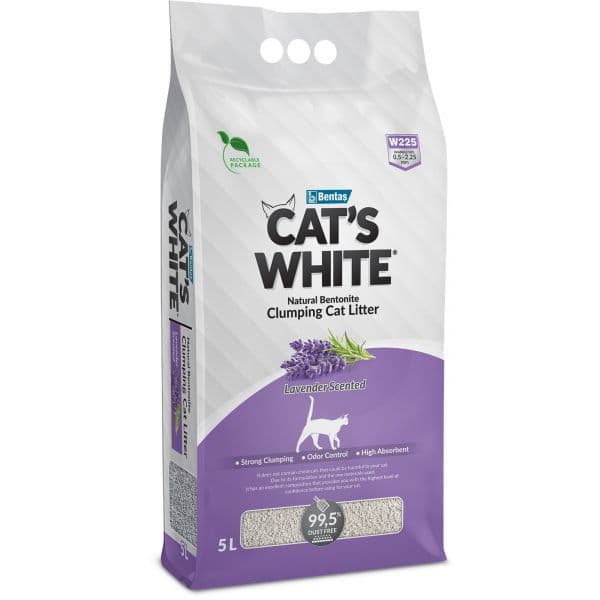 Cat's White Areia Lavender 5L