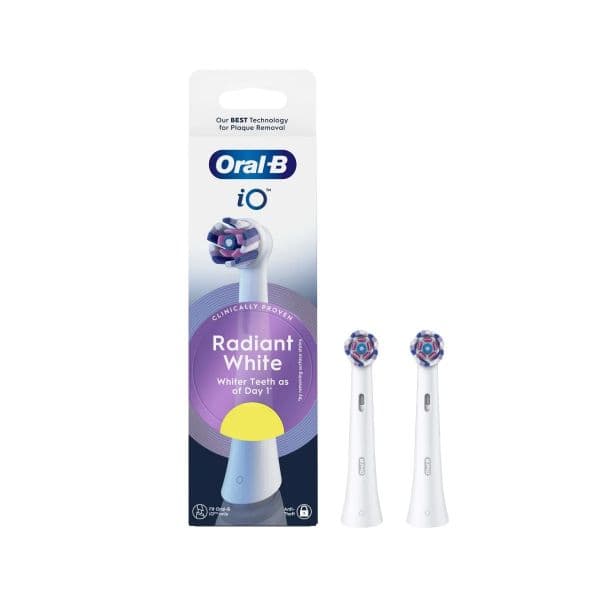 Oral-B Recargas para Escova de Dentes iO Radiant White 2 Unidades