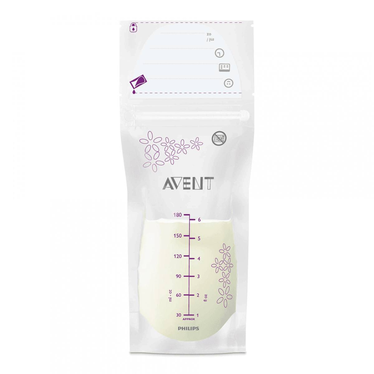 Philips Avent Bolsas de Armazenamento Leite 180ml x25 Uni.