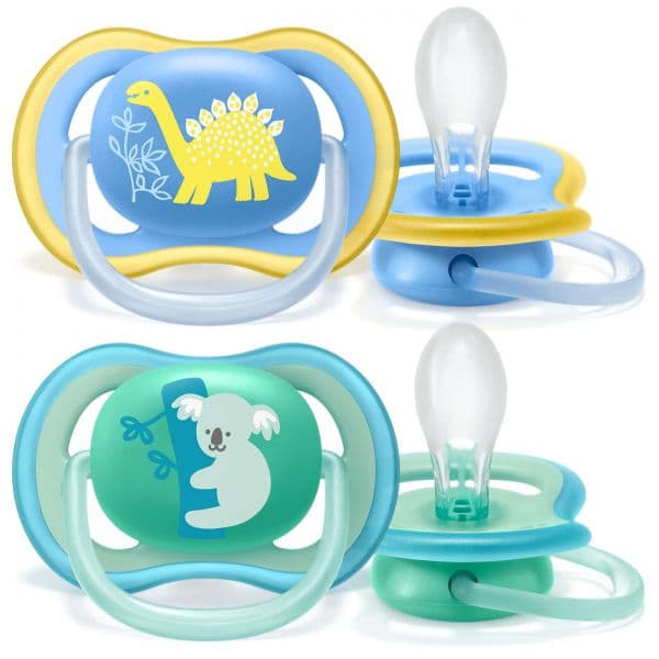 Philips Avent Pack 2 Chupetas Ultra Air Deco +18m Menino