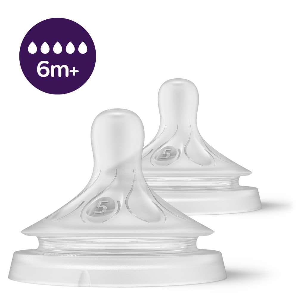 Avent Tetina T5 Fix Ultra Rap 6M+ 2 Unidades Nat Response