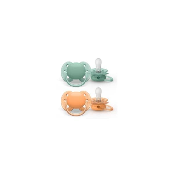Philips Avent 2 Chupetas Silicone Ultra Soft 0-6M