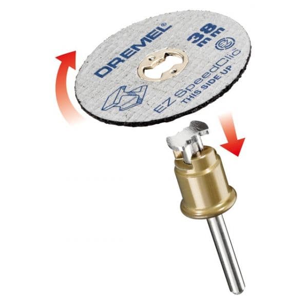 Dremel 12 Discos Corte Metal Speedclic 38mm