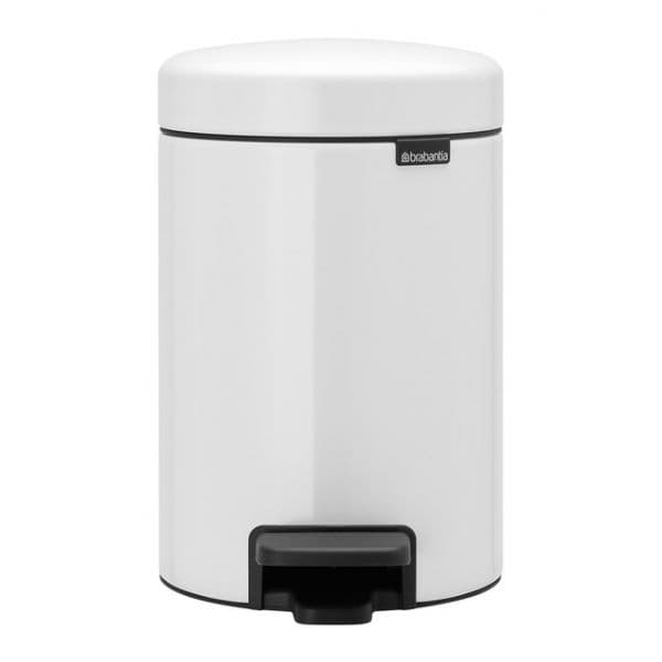 Brabantia Balde do Lixo WC Newicon Branco 3L - 19856032