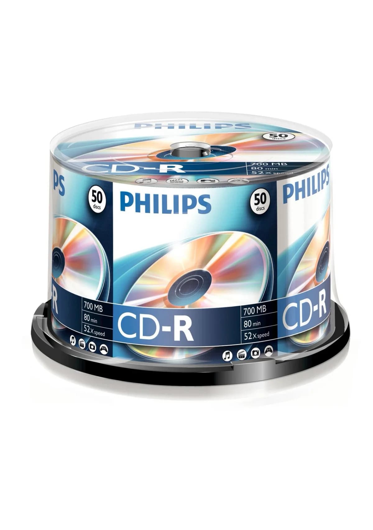 Philips CD-R 700Mb 52x 80min Spindle Pack 50