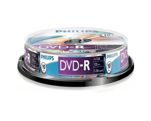 Philips Dvd-r 4,7GB 16x Sp 10 - DM4S6B10F