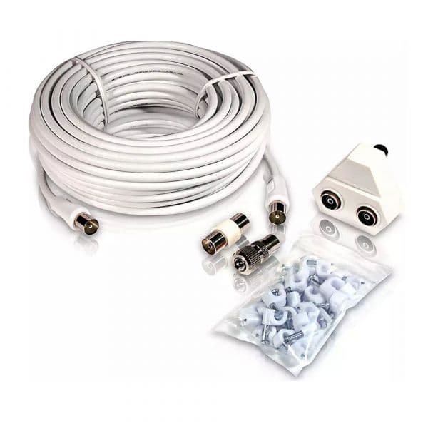 Philips SWV2209W/10 Cabo Antena TV Coaxial PAL 15m Branco