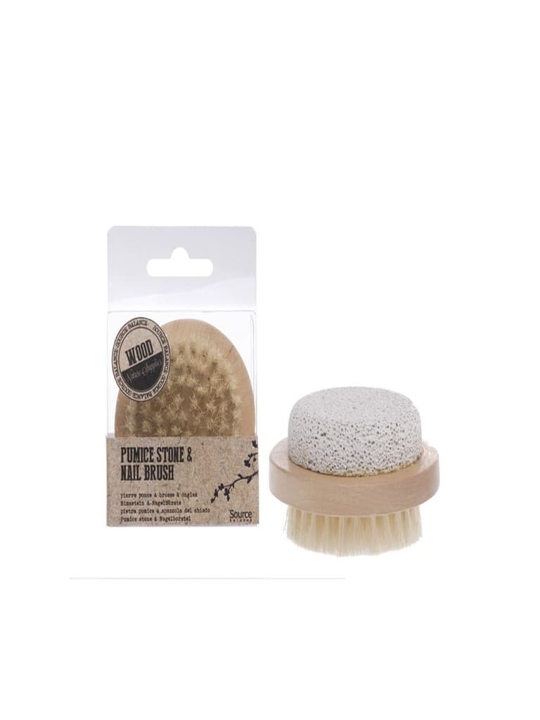 Source Balance Pumice Stone & Nail Brush ( Escova+Pedra Pomes)