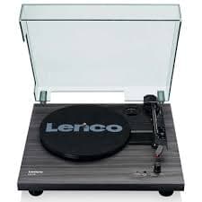 Gira-discos Lenco LS10BK | 33/45RPM, Cartucho Estéreo, 2 Colunas