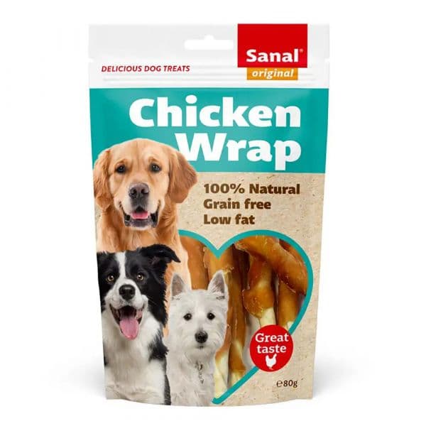 Sanal Dog Chicken Wrap 80g