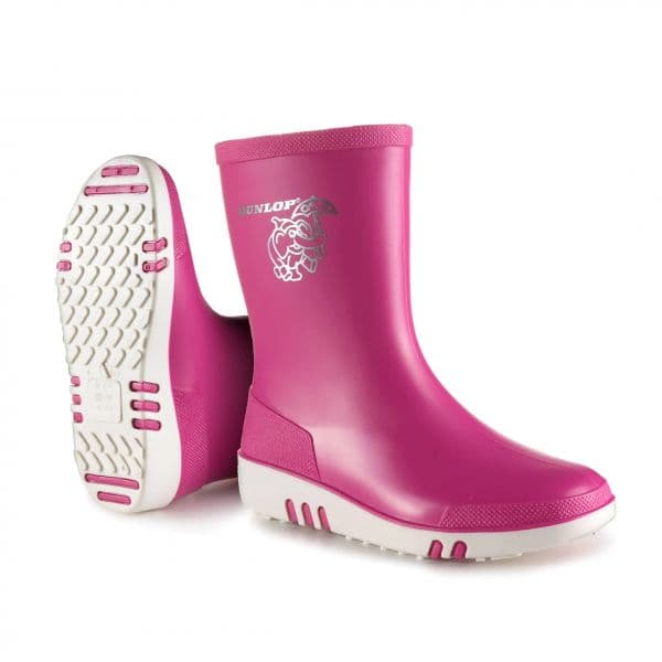 Dunlop Galochas Mini Pink Boots 27