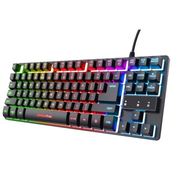 Teclado Trust GXT 833 Thado TKL Illuminated Gaming PT