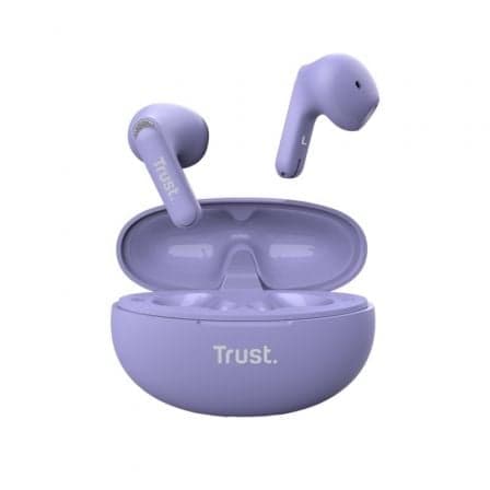 Trust Auriculares Yavi ENC Bluetooth Roxo