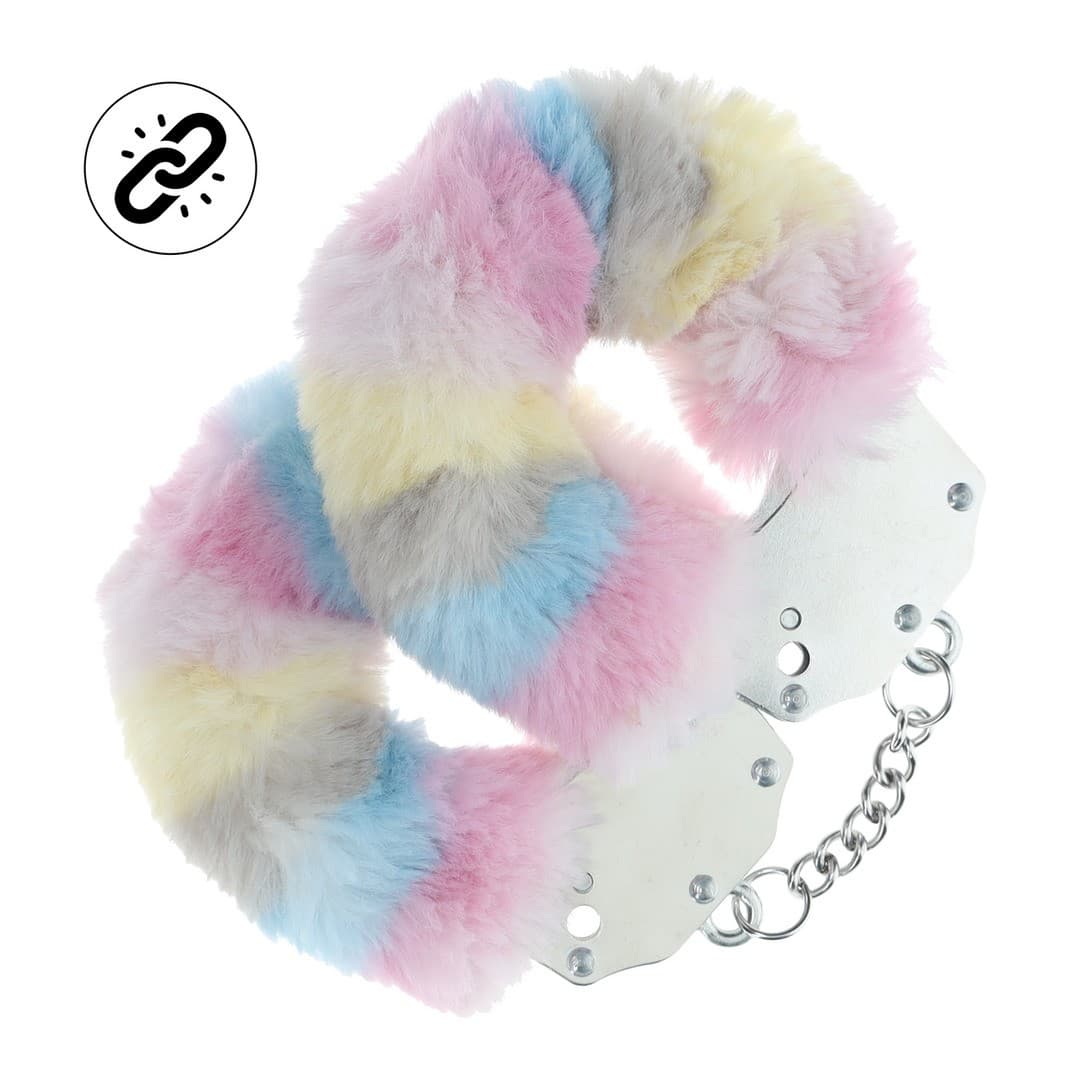 Algemas Com Pelúcia Heavy-Duty Fluffy Multicolor 2 Ouch!