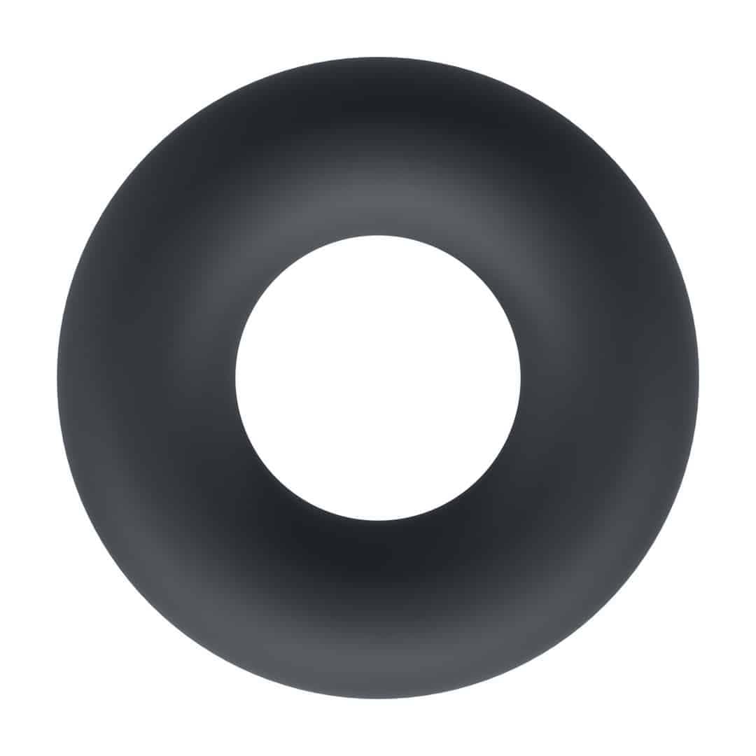 Anel Para O Pénis Em Silicone Líquido S Preto Levelz