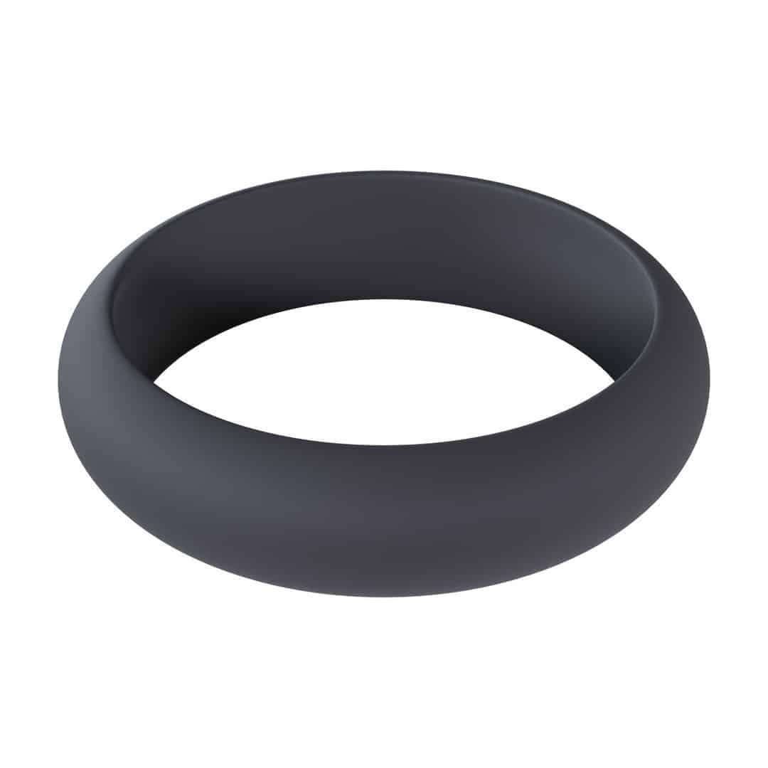 Anel Para O Pénis Em Silicone Wide O L 42Mm Preto Levelz