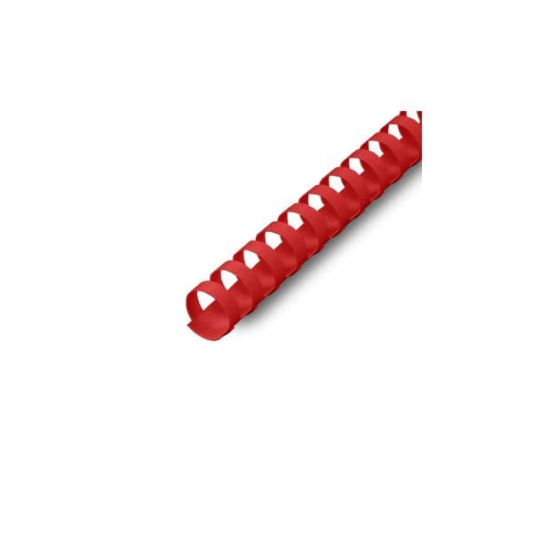Bls Argolas PVC 12,5mm Vermelho 90 Folhas BLSP12M