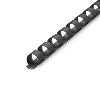 Argolas PVC Encadernar 08mm Preto 40 Folhas 35041 100un
