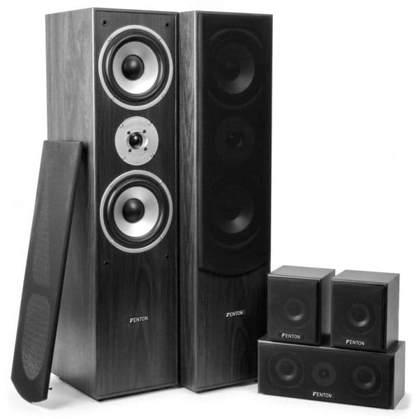 Skytronic Sistema de Som 5.0 335W RMS Black