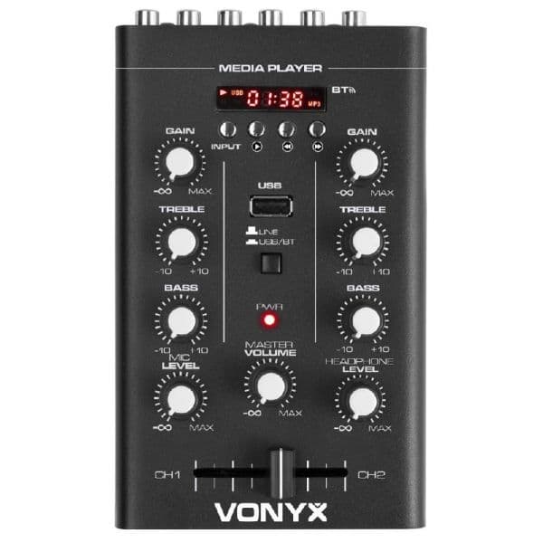 Vonyx Mesa de Mistura 2 Canais USB/MP3/BLUETOOTH (STM500BT) - 172.974