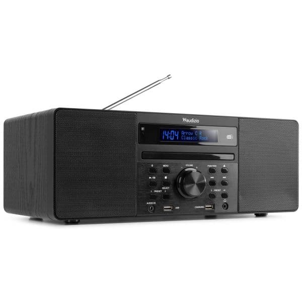 Audizio Rádio All-In-One CD/DAB+ 60W Preto