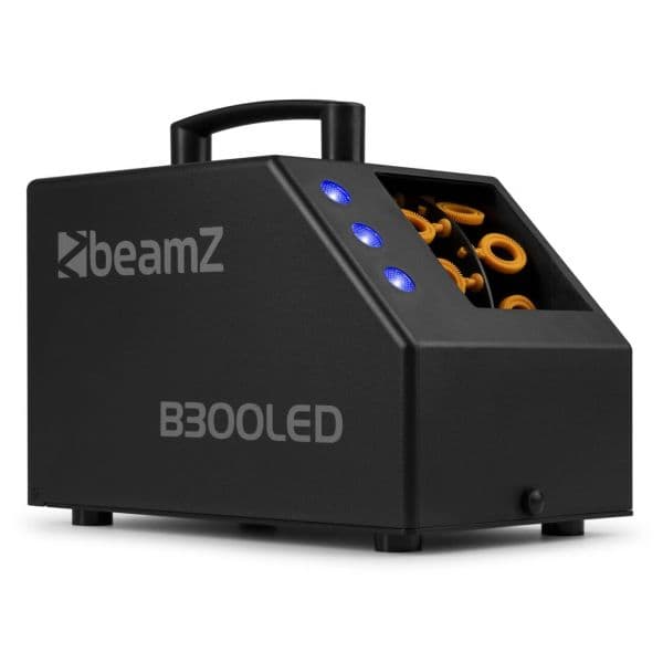Beamz Máquina de Bolhas B300LED com 3 LEDs RGB e Comando Sem Fios
