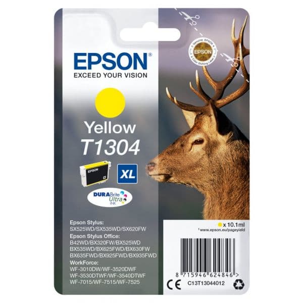 Tinteiro Epson T1304 C13T130440 Yellow