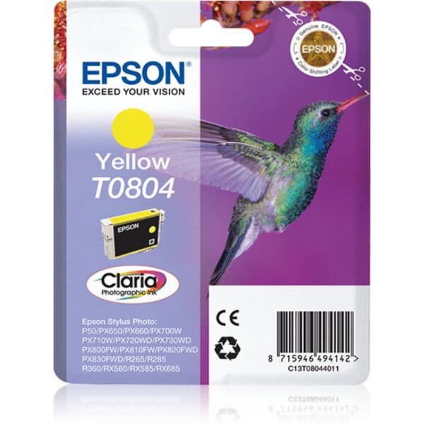 Tinteiro Epson T0804 C13T08044010 Yellow