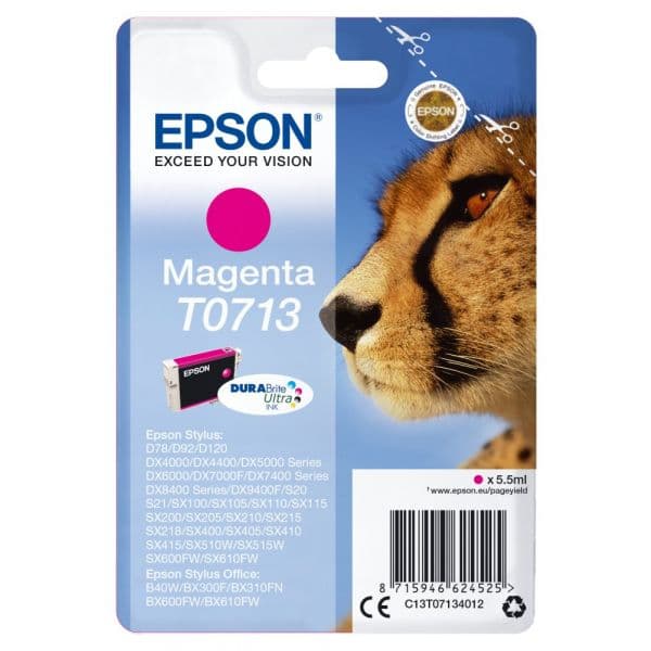 Tinteiro Epson T0713 C13T071340 Magenta