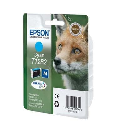 Tinteiro EPSON T1282 Ciano M - Stylus S22/SX42xW/BX305