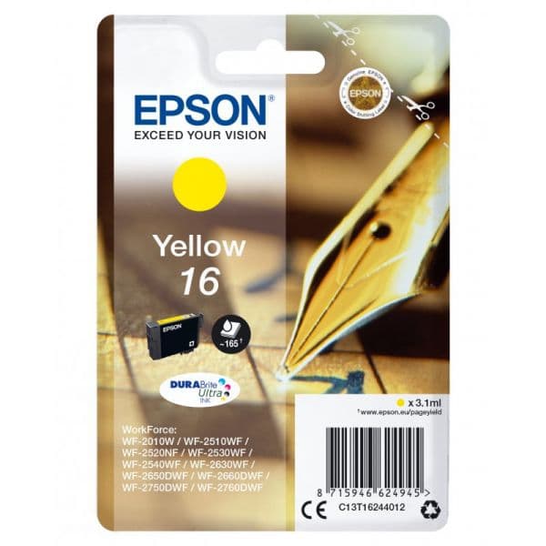 Tinteiro Epson 16 C13T162440 Yellow