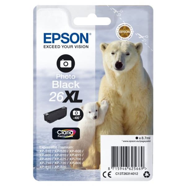 Tinteiro Epson 26XL C13T26314010 Photo Black