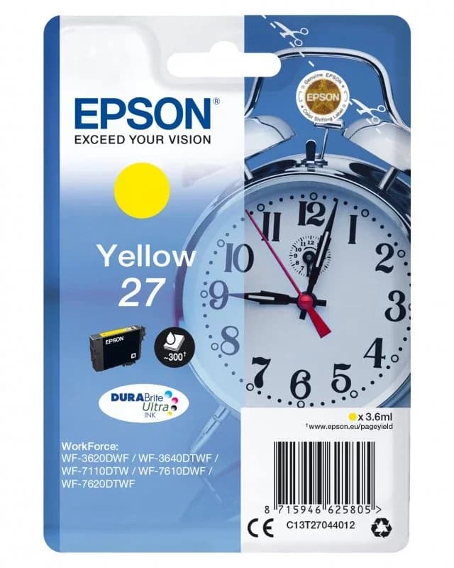 Tinteiro Epson 27 Amarelo