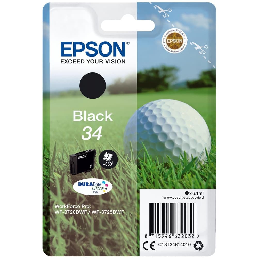 Tinteiro Serie 34 WF-3720/3725 (Preto) - EPSON