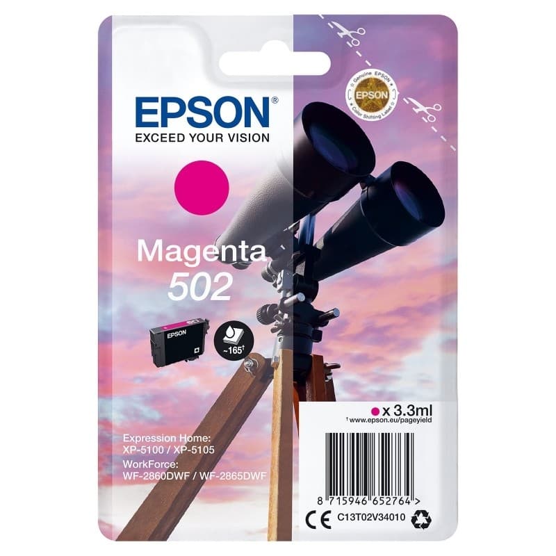 Tinteiro Epson 502 Magenta