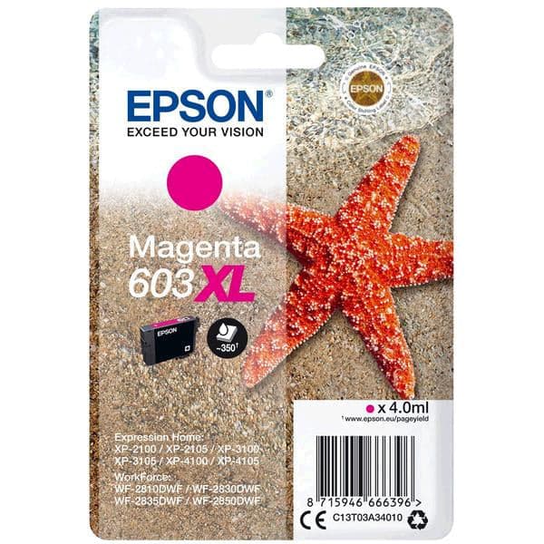 Tinteiro EPSON 603XL Magenta C13T03A34020