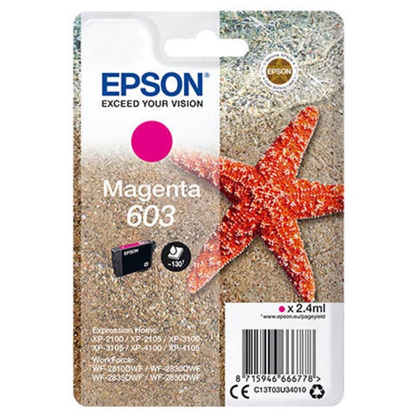Tinteiro Epson Original 603 Magenta