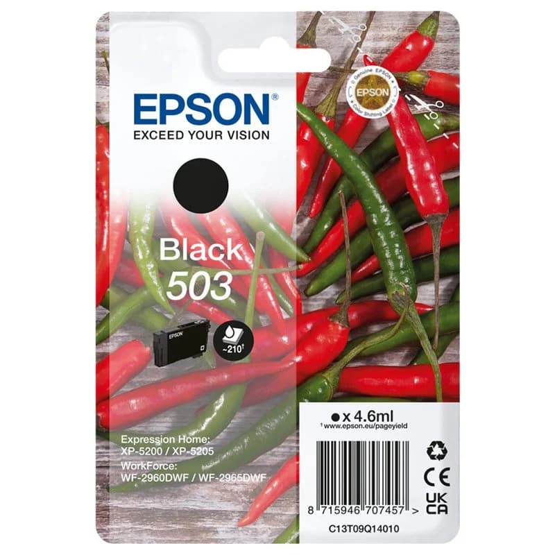 Tinteiro Epson Preto 503 C13T09Q14020