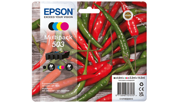 Epson 503 Pack de 4 Tinteiros Original – C13T09Q64010