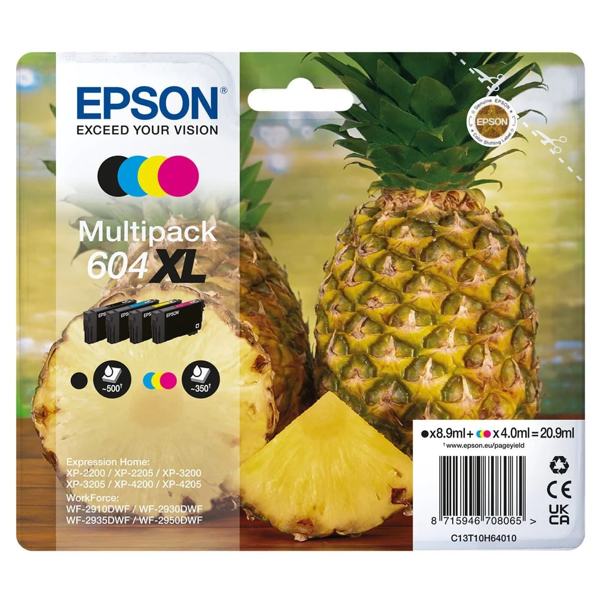 Tinteiro Epson Multipack 4-colours 604XL Ink
