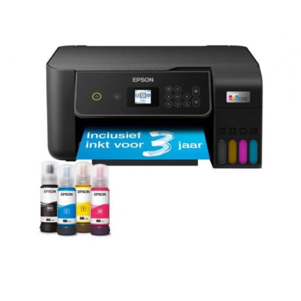 Epson Impressora Multifunções EcoTank ET-2871 Jato de Tinta A4 Wi-Fi USB Preto