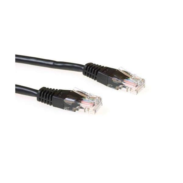 ACT IB8920 Cabo de Rede U/UTP CAT6 RJ45 20m Preto