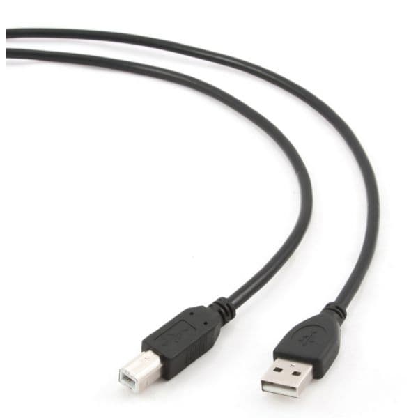 Gembird Cabo A/B 3m Black USB 2.0 - CCP-USB2-AMBM-10