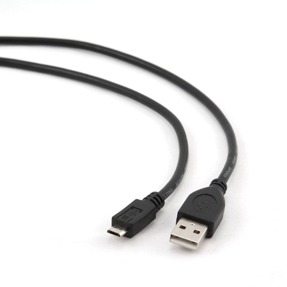 Gembird Cabo MicroUSB para USB2.0 3m Black - CCP-MUSB2-AMBM-10