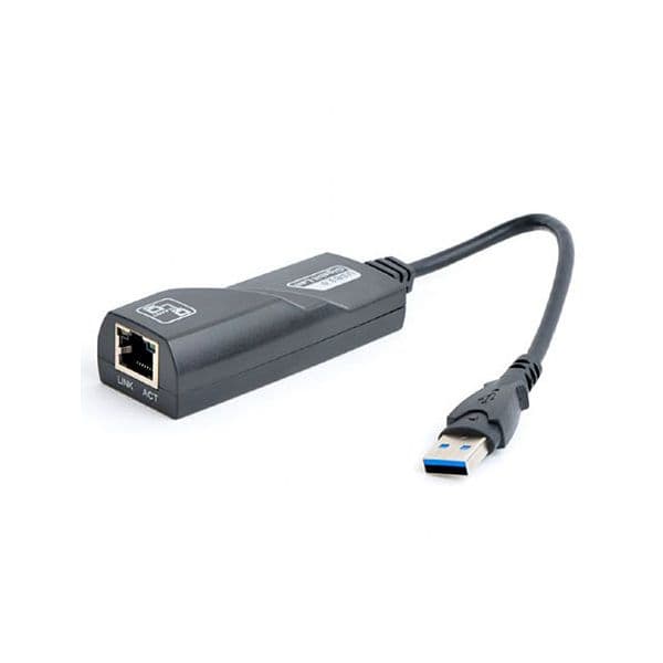 Gembird Gigabit Lan Adapter RJ45 USB 3.0 Black - NIC-U3-02