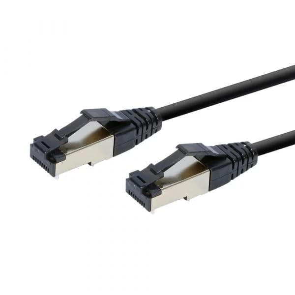 Gembird Cabo de Rede PP8-LSZHCU-BK-3M Cat8 S/FTP 3m LSZH Preto