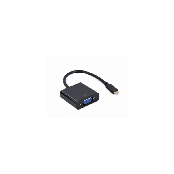 Gembird Adaptador USB-C para VGA 15cm Preto