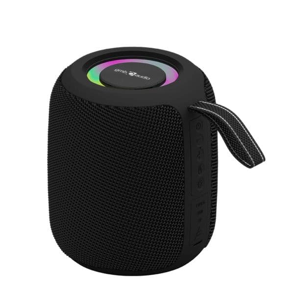 Gembird Coluna Portátil Bluetooth TWS SPK-BT-LED-05-BK LED RGB 8W Preta