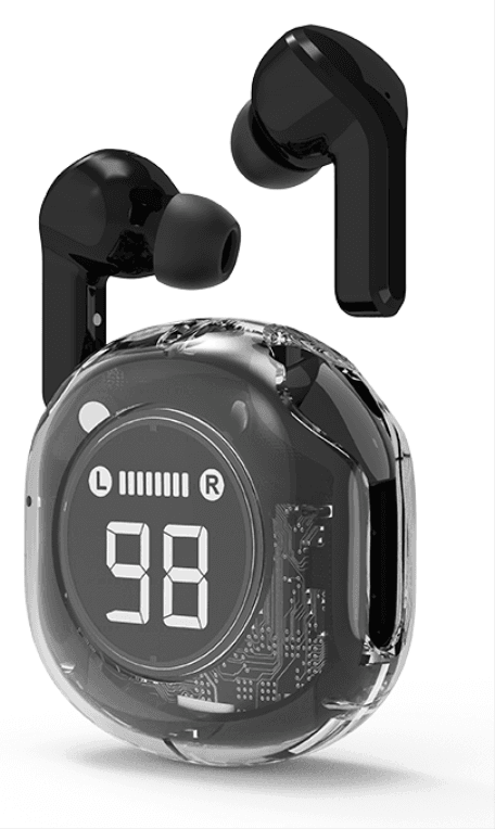 Gembird TWST-01-BK TWS Bluetooth In-Ear Transparent Black